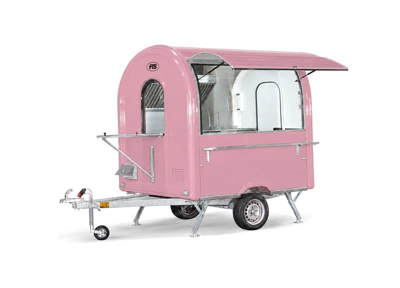 Remolque food truck Chef+ rosa, tamaño AIR 220