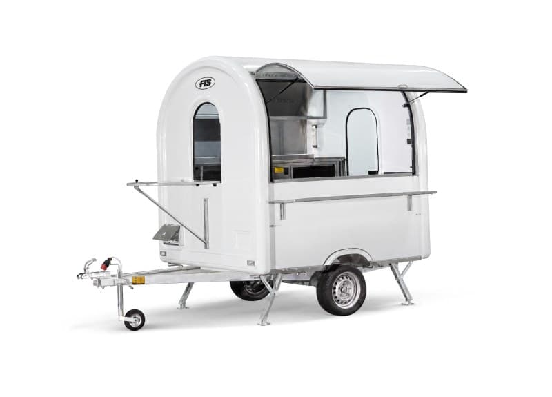 Remolque food truck Essentiel blanco, tamaño AIR 220