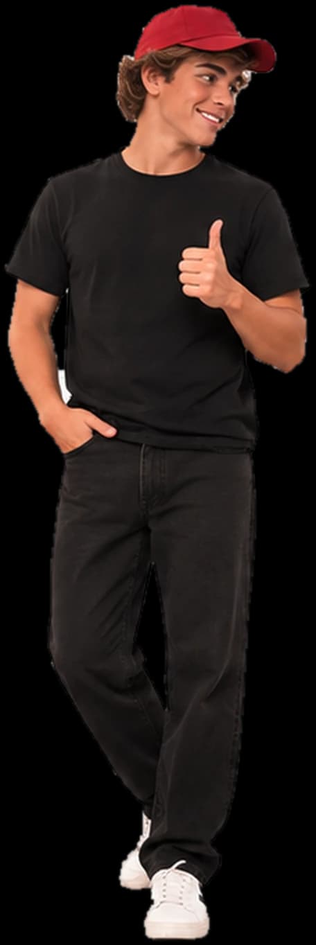 Paul, de Food Truck Store, con el pulgar arriba