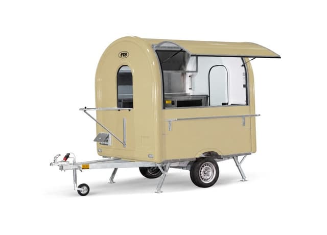 Remolque food truck Essentiel beige, tamaño AIR 220