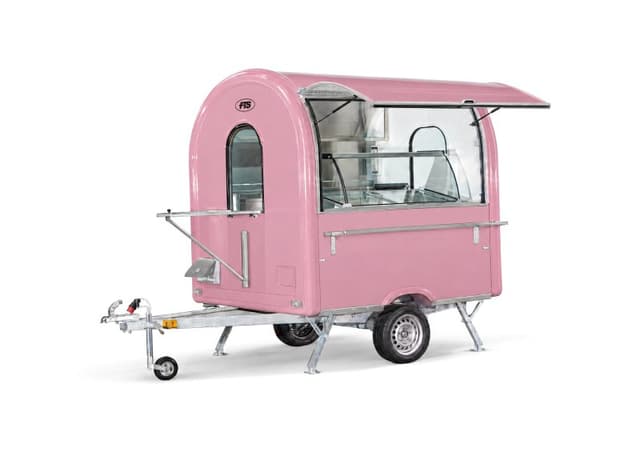 Remolque de helados Frost rosa, tamaño AIR 220