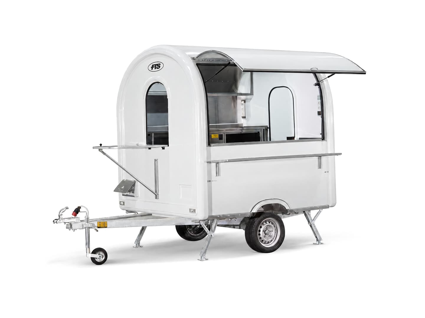 Remolque food truck Essentiel blanco, tamaño AIR 220